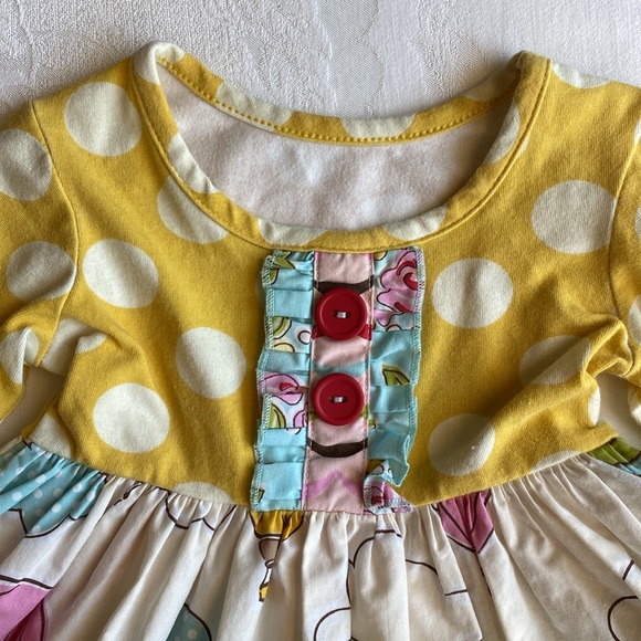 Eleanor Rose Dress Long Sleeves Size 6 months - Picture 3 of 16